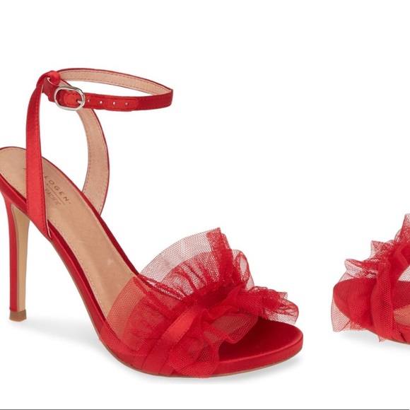 [Halogen x Atlantic-Pacific] Angelle Ruffle Sandals - Picture 3 of 7
